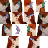 Dragon Wings Ear Cuff Earring Elf Ear Clip Women Punk Fairy