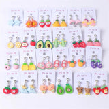 Cartoons Ear Clip For Kids No Piercing Earrings