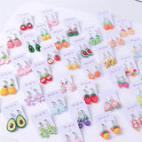 Cartoons Ear Clip For Kids No Piercing Earrings