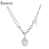 NC750 Fine Jewelry Woman Asymmetrical Head Clavicle Pendant Necklace