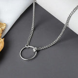 925 Silver Pendant Necklace - QueenKiss NC662 Fine Jewelry