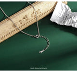 925 Silver Paper Airplane Pendant Necklace Sterling Silver Chain Jewelry