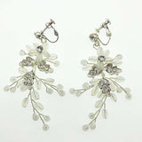 20 Styles Pearl Women Leaf Wedding Earrings Bridal Head Jewelry Decoration