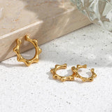 3pcs Stainless Steel Women's Ear Cuffs Clip-On Earrings Set