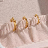3pcs Stainless Steel Women's Ear Cuffs Clip-On Earrings Set