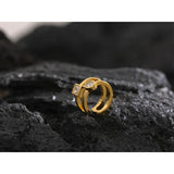 Sterling Silver 925 Zircon Clip on Earrings for Women