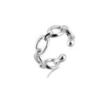 925 Silver 30 Geometric Ear Cuff Piercing Earring