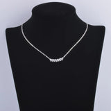 925 Silver 15 CZ Star Necklaces For Women Boho