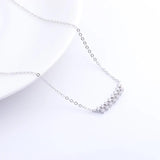 925 Silver 15 CZ Star Necklaces For Women Boho