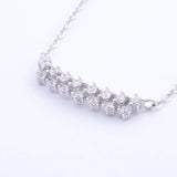 925 Silver 15 CZ Star Necklaces For Women Boho