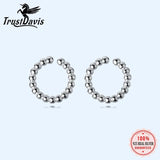 Trusta Minimalist 925 Silver Twist Clip On Earrings Without Piercing