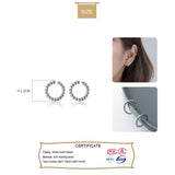 Trusta Minimalist 925 Silver Twist Clip On Earrings Without Piercing