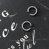 Trusta Minimalist 925 Silver Twist Clip On Earrings Without Piercing