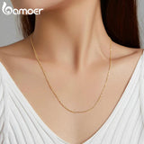 925 Sterling Silver Cable Chain Necklace Pendant for Women