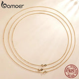 925 Sterling Silver Cable Chain Necklace Pendant for Women
