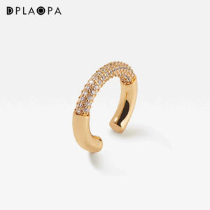 925 Silver Ear Cuff CZ Rock Punk Jewelry