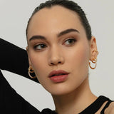 925 Silver Ear Cuff CZ Rock Punk Jewelry