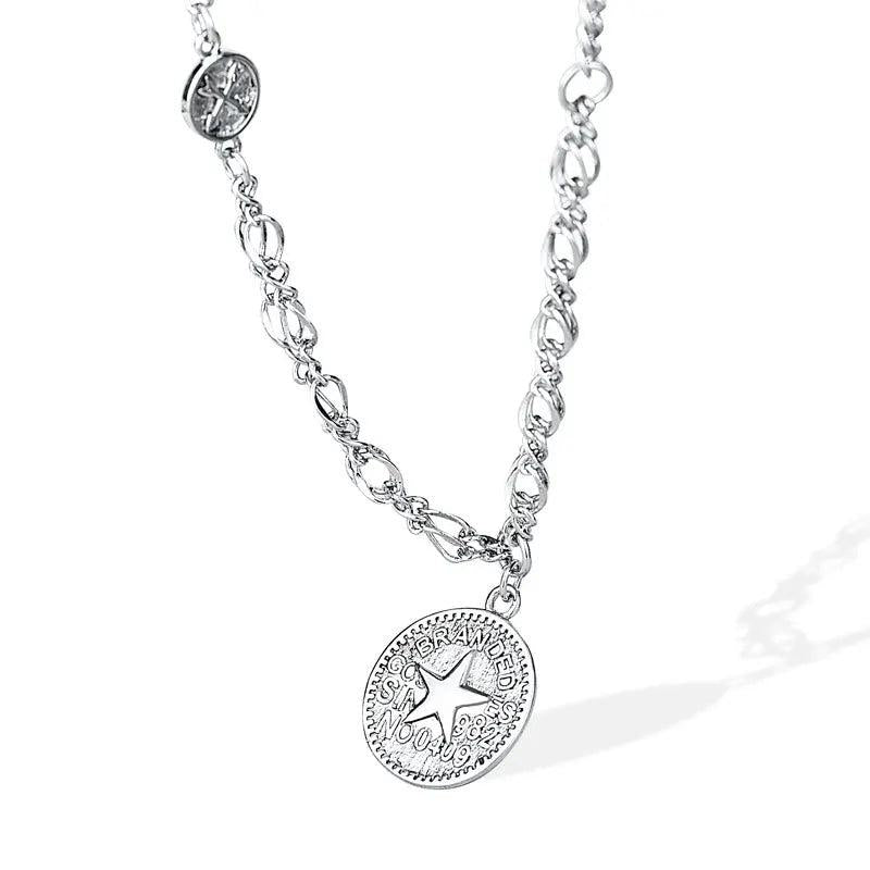 Queenkiss 925 Silver Star Pendant Necklace