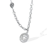 Queenkiss 925 Silver Star Pendant Necklace