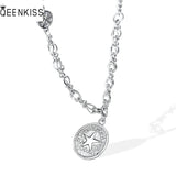 Queenkiss 925 Silver Star Pendant Necklace