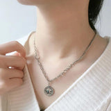 Queenkiss 925 Silver Star Pendant Necklace