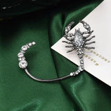 Gun Scorpion Crystal Right Ear Cuff Earrings for Women Exaggerated Personality