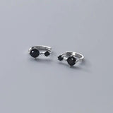 18K Plated CZ Zircon Clip Earrings for Women