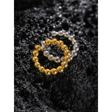 Sterling Silver Beads Cartilage Earring Non-Piercing Ear Clip