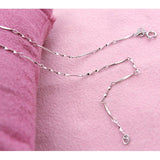 Sterling Silver Classic Twisted Chain Necklace AJC005