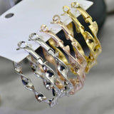Circle Hoop Earrings Non Pierced Clip-on for Women