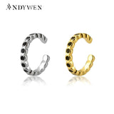 925 Silver Enamel Earcuffs No Piercing Clips Ear Cuff