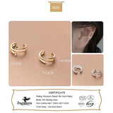 Trustdavis 925 Silver Star CZ Charm Clip Earrings Wedding Party Jewelry