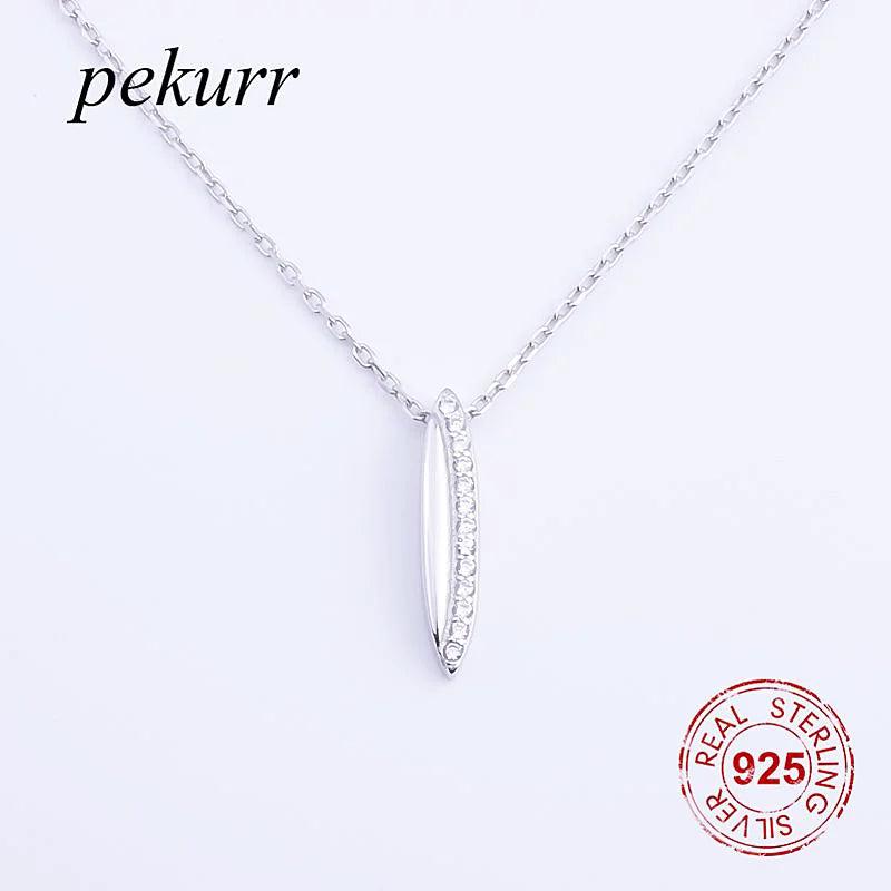 925 Sterling Silver Flower Leaf Necklaces For Women