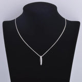 925 Sterling Silver Flower Leaf Necklaces For Women