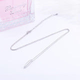 925 Sterling Silver Flower Leaf Necklaces For Women