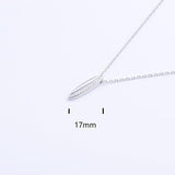 925 Sterling Silver Flower Leaf Necklaces For Women