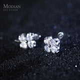 925 Silver Heart CZ Ear Cuff Clip Earrings for Women