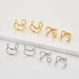 925 Silver Adjustable Ear Cuff Slim Earcuff Earring No Clips