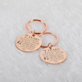 Couples Keychain Stainless Steel Boyfriend Girlfriend Keyring