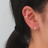 925 Silver CZ Ear Cuff Clip Earring for Women DS2339