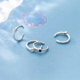 925 Silver CZ Ear Cuff Clip Earring for Women DS2339