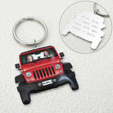 Personalized Photo Keychain Car Number Plate Keychain Driver Gift For Him
