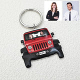 Personalized Photo Keychain Car Number Plate Keychain Driver Gift For Him