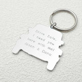 Personalized Photo Keychain Car Number Plate Keychain Driver Gift For Him