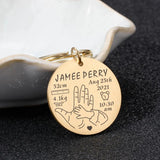 Personalized Baby Birth Gift with Engraving