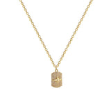 Fine Jewelry 18KT Six-point Star Pendant Necklace