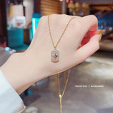 Fine Jewelry 18KT Six-point Star Pendant Necklace
