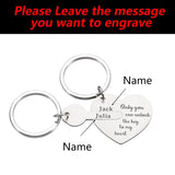 Matching Keychain Name Valentines Gift Boyfriend Keychains Couple Love