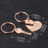 Matching Keychain Name Valentines Gift Boyfriend Keychains Couple Love