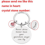 Drive Safe Keychain Lettering Love You Men Women Boyfriend Husband Key Chains